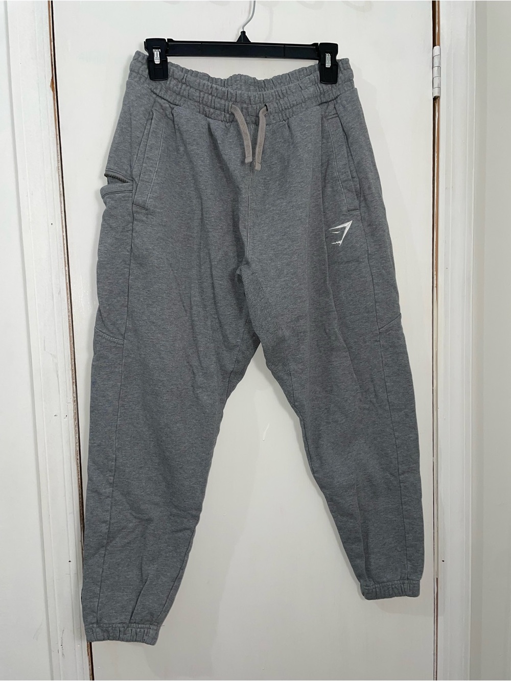 Gymshark Men's Heather Gray Tapered Joggers